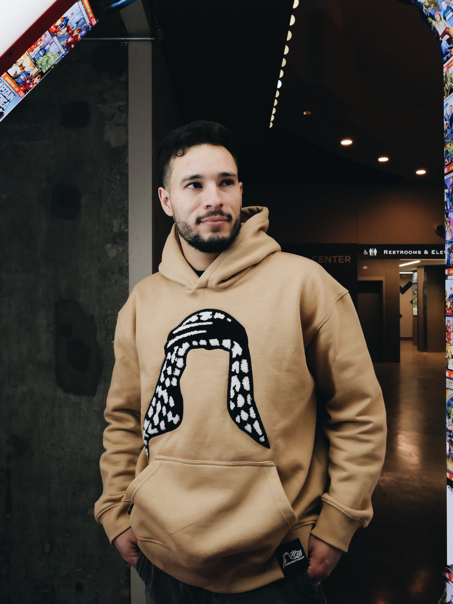 Contentment Hoodie (Tan)