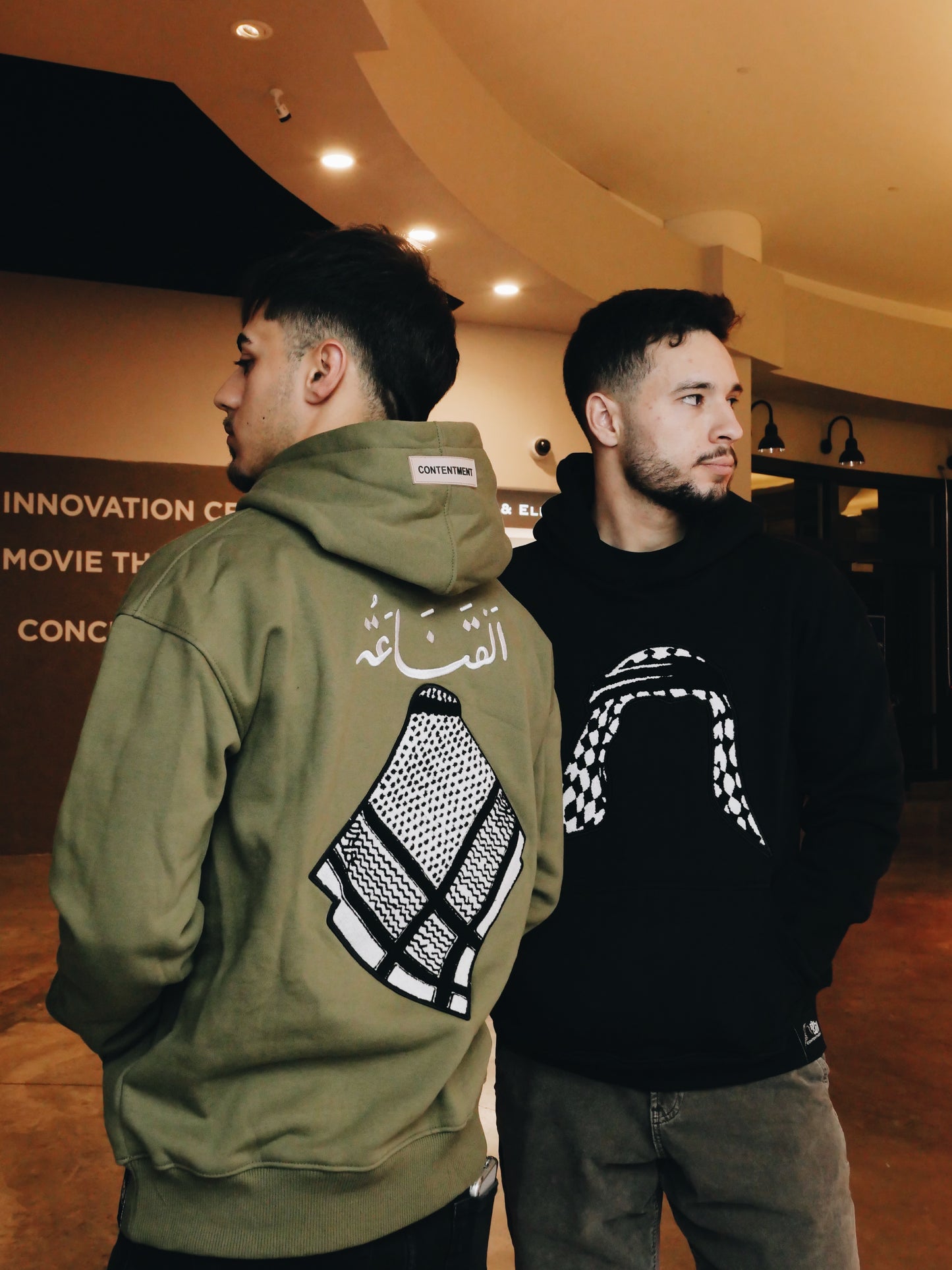 Contentment Hoodie (Olive Green)