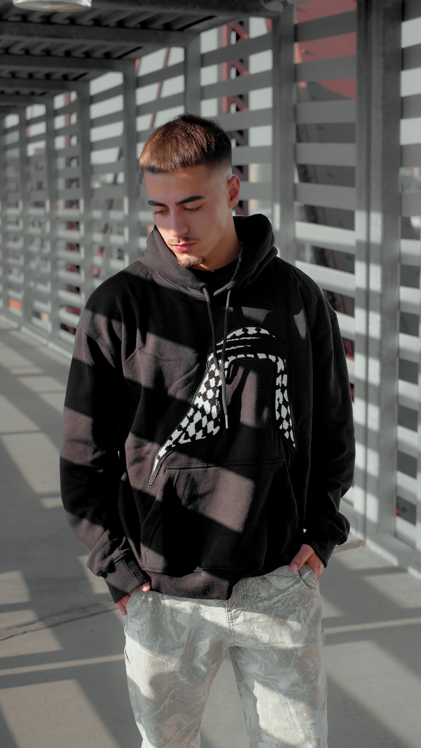 Black Contentment Hoodie